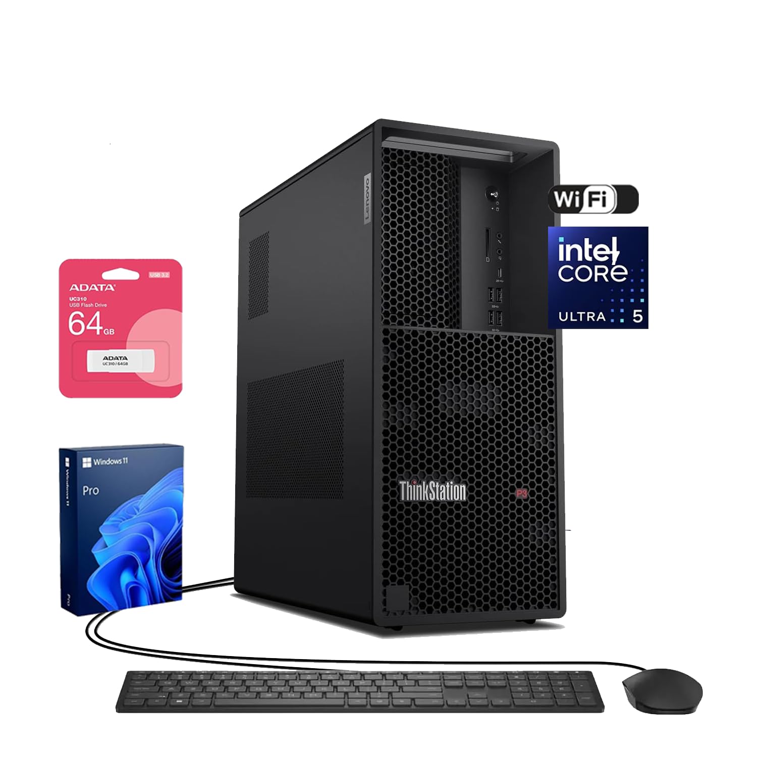 Lenovo ThinkStation P3 Ultra デスクトップPC Amazon.com: Lenovo ThinkStation P3 Tower Desktop AI PC, Intel Core